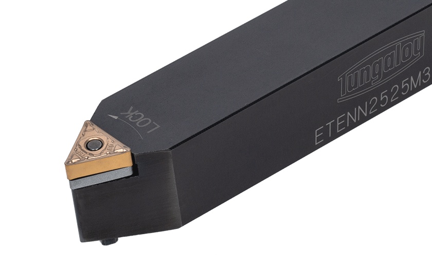 Picture of Tungaloy ETENN1212 Stick Tool Triangle Insert Neg,E style, 60deg Approach , Steel Square 0.472 Shank