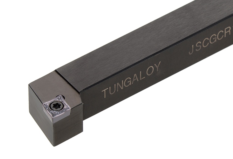 Picture of Tungaloy JSCGCR1616H09 Stick Tool 80.0° Insert Posi,G style, 91deg Approach , Steel Square 0.629 Shank