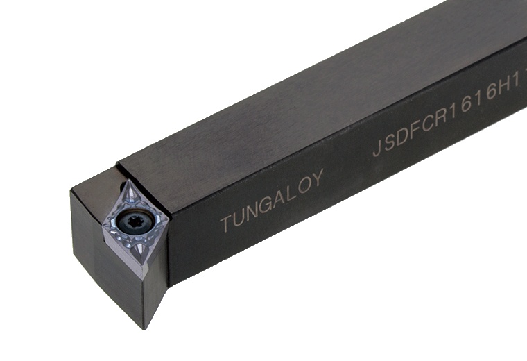 Picture of Tungaloy JSDFCR1616H11 Stick Tool 55.0° Insert Posi,F style, 91deg Approach , Steel Square 0.629 Shank