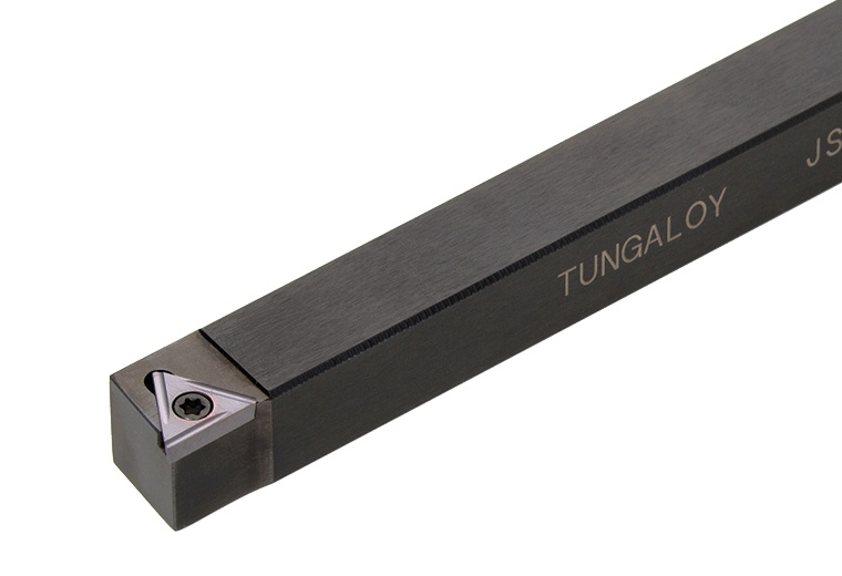 Picture of Tungaloy JSTACR1010K08 Swiss Stick Tool Triangle Insert Posi,A style, 91deg Approach , Steel Square 0.393 Shank