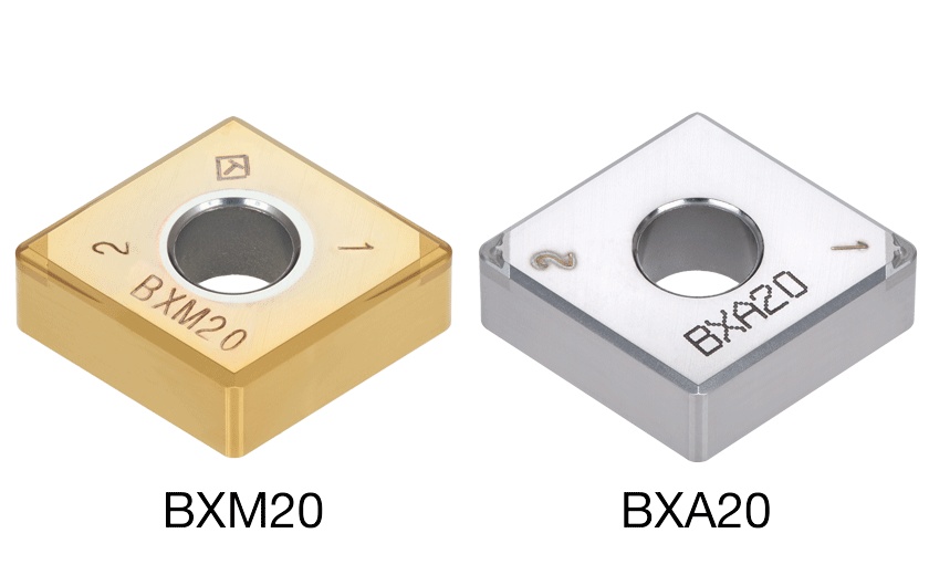 Picture of 2QP-CNGM432 HF BXM20 Tungaloy 2QP-CNGM120408 HF BXM20 80.0° Negative CBN 0.0310 0.79mm Radius Finishing, Medium