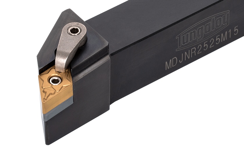 Picture of Tungaloy MDJNR2525M15 Stick Tool 55.0° Insert Neg,J style, 93deg Approach , Steel Square 0.984 Shank