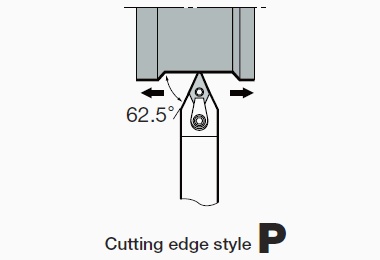 Picture of Tungaloy MDPNN2525M15 Stick Tool 55.0° Insert Neg,P style, 62.5deg Approach , Steel Square 0.984 Shank