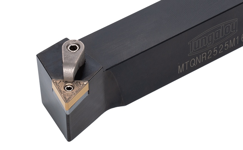 Picture of Tungaloy MTQNR2020K16 Stick Tool Triangle Insert Neg,Q/H style, 45deg Approach , Steel Square 0.787 Shank