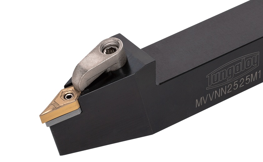 Picture of Tungaloy MVVNN2525M16 Stick Tool 35.0° Insert Neg,V style, 72.5deg Approach , Steel Square 0.984 Shank