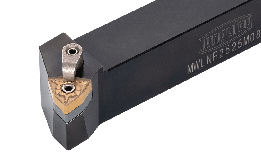 Picture of Tungaloy MWLNR2525M08 Stick Tool Trigon Insert Neg,L style, 95deg Approach , Steel Square 0.984 Shank