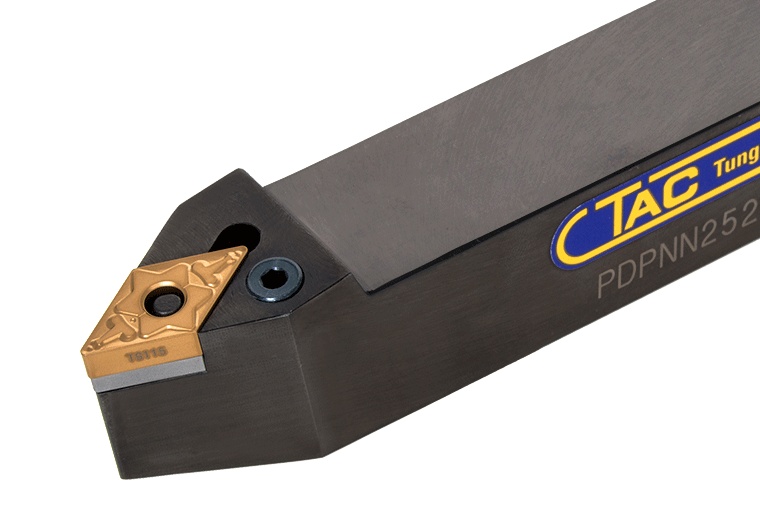 Picture of Tungaloy PDPNN2525 Stick Tool 55.0° Insert Neg,P style, 62.5deg Approach , Steel Square 0.984 Shank