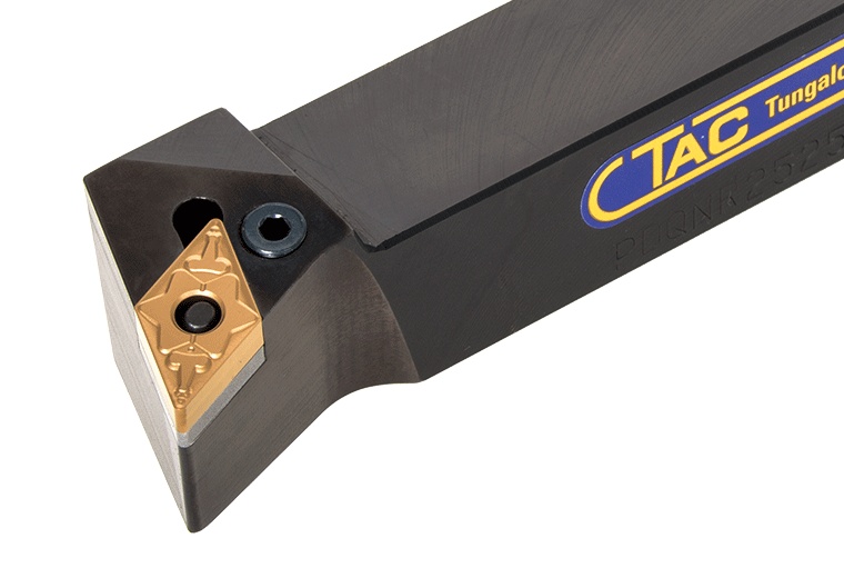 Picture of Tungaloy PDQNR2525 Stick Tool 55.0° Insert Neg,Q/H style, 45deg Approach , Steel Square 0.984 Shank