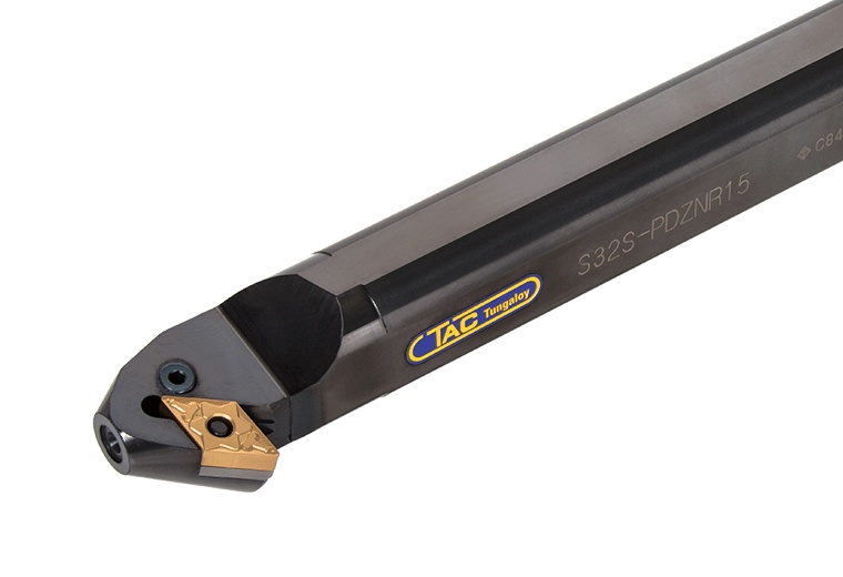 Picture of Tungaloy S50U-PDZNR15 Boring Bar 55.0° Insert Neg,Z style, 93deg Approach , Steel Round 1.968 Shank