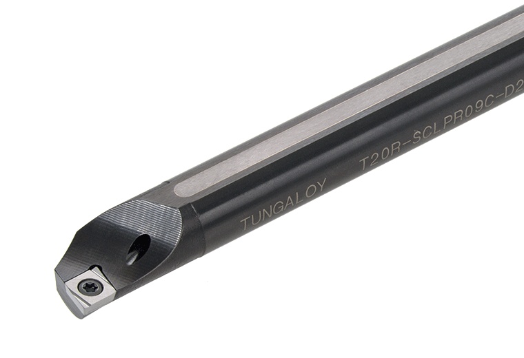 Picture of Tungaloy T20R-SCLPR09C-D22 Boring Bar 80.0° Insert Posi,L style, 95deg Approach , Steel Round 0.787 Shank