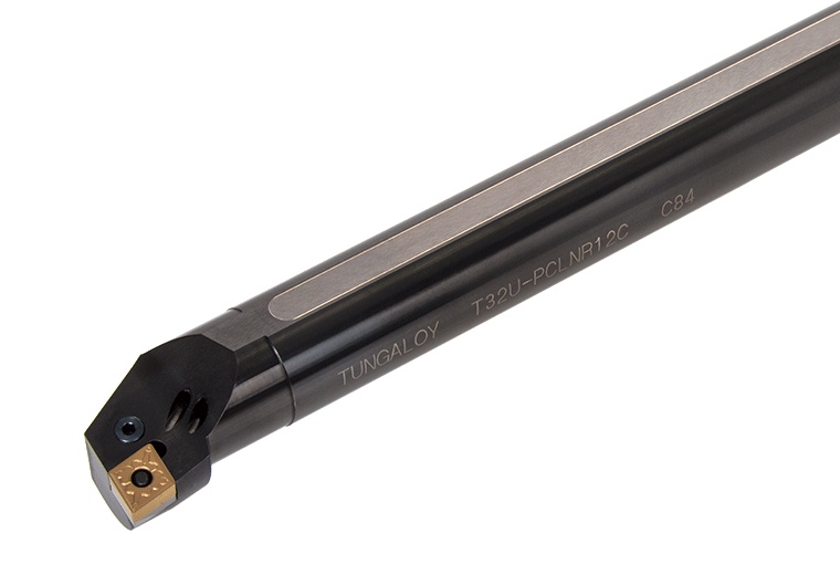 Picture of Tungaloy T32U-PCLNR12C Boring Bar 80.0° Insert Steel Round 1.259 Shank