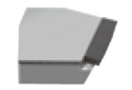 Picture of Tungaloy YDEN2405PDFR-BD DX140 Milling Insert Rectangle PCD