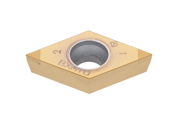 Picture of 2QP-DCMW32.50.5 BX330 Tungaloy 2QP-DCMW11T302 BX330 55.0° Positive CBN 0.0080 0.20mm Radius Finishing, Medium