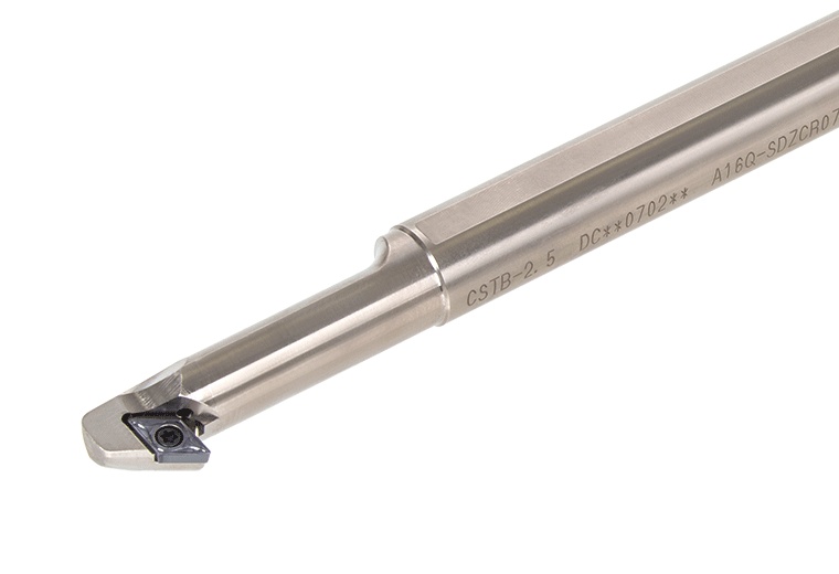 Picture of Tungaloy E12Q-SDZCL07-D180 Boring Bar 55.0° Insert Posi,Z style, 93deg Approach , Steel Round 0.472 Shank