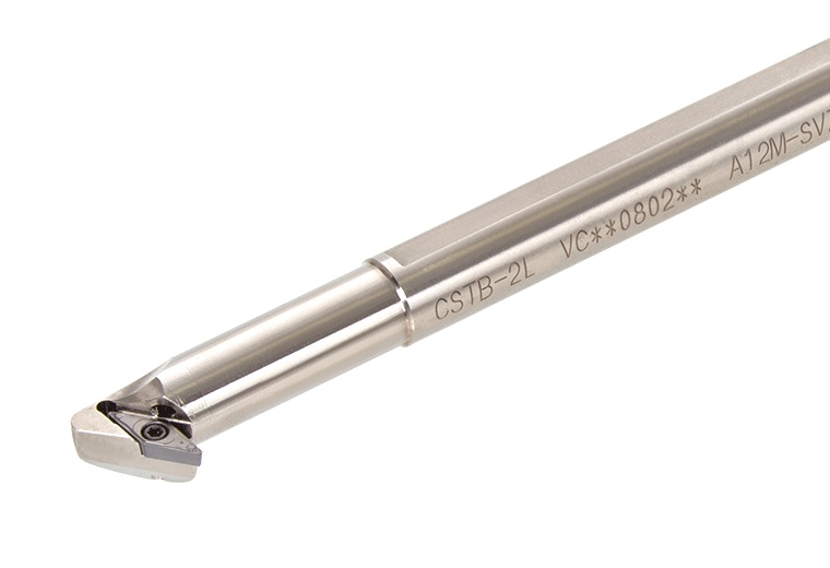 Picture of Tungaloy A12M-SVZCR08-D160 Boring Bar 35.0° Insert Posi,Z style, 93deg Approach , Steel Round 0.472 Shank