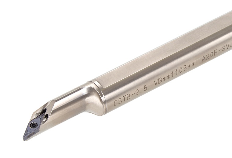 Picture of Tungaloy A25S-SVJBR11-D300 Boring Bar 35.0° Insert Posi,J style, 142deg Approach , Steel Round 0.984 Shank