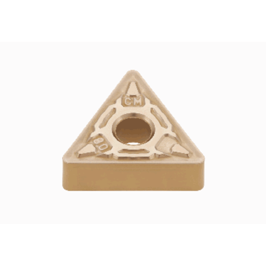 Picture of TNMG432 CM T5105 Tungaloy TNMG220408 CM T5105 Triangle Negative Carbide 0.0310 0.79mm Radius Roughing, Semi Finishing