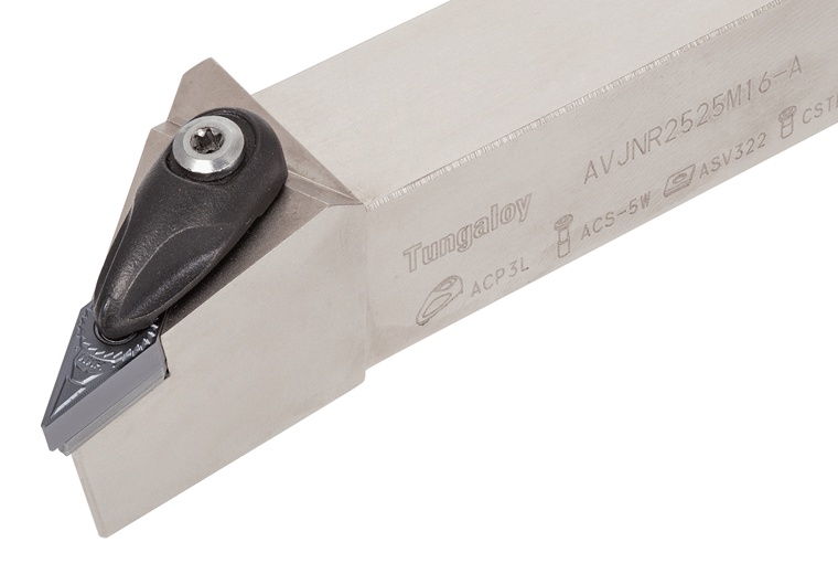 Picture of Tungaloy AVJNR2020K16-A Stick Tool 35.0° Insert Neg,J style, 93deg Approach , Steel Square 0.787 Shank