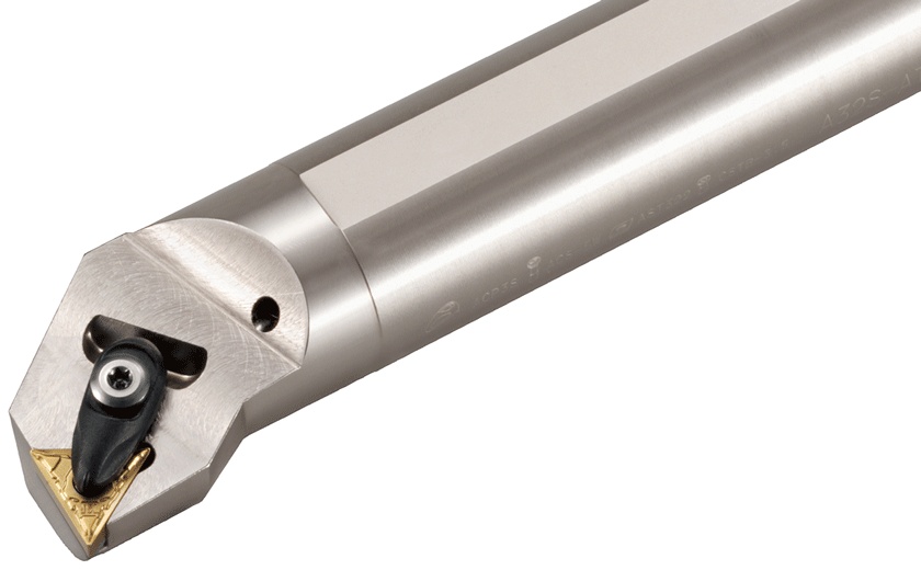 Picture of Tungaloy A32S-ATFineR16-D400 Boring Bar Triangle Insert Neg,F style, 91deg Approach , Steel Round 1.259 Shank