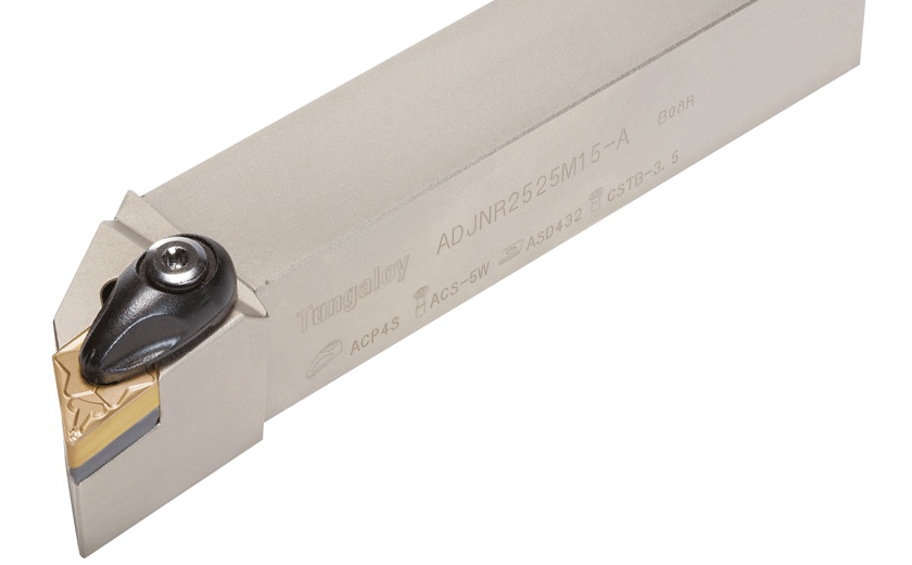 Picture of Tungaloy AAdjustNL124-A Stick Tool 55.0° Insert Neg,J style, 93deg Approach , Steel Square 0.750 Shank