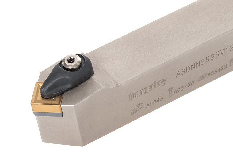 Picture of Tungaloy ASDNN124-A Stick Tool Square Insert Neg,D style, 45deg Approach , Steel Square 0.750 Shank