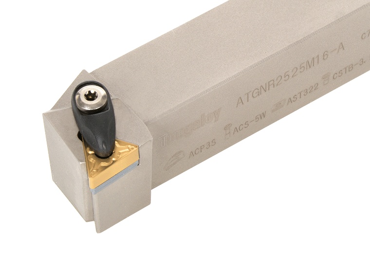 Picture of Tungaloy ATGNL163-A Stick Tool Triangle Insert Neg,G style, 91deg Approach , Steel Square 1.000 Shank