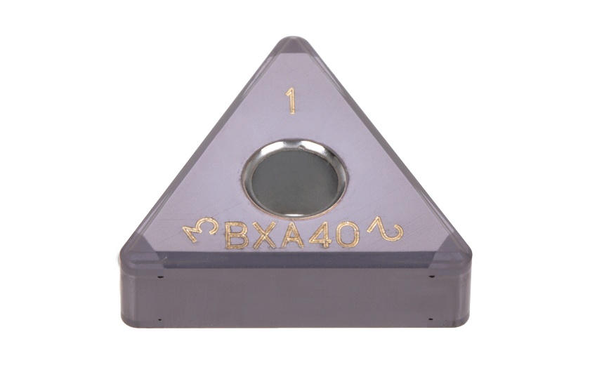 Picture of 6QP-TNGG333-HF BXA40 Tungaloy 6QP-TNGG160412 HF BXA40 60.0° Negative CBN 0.0470 1.19mm Radius Roughing