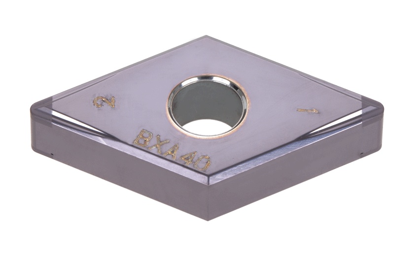 Picture of 4QP-DNGG433-HM BXA40 Tungaloy 4QP-DNGG150415 HM BXA40 55.0° Negative CBN 0.0470 1.19mm Radius Roughing