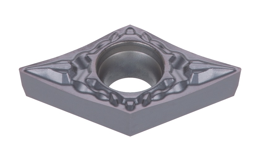 Picture of DCGT32.51 FINE-JS SH730 Tungaloy DCGT11T304 FINE-JS SH730 55.0° Positive Carbide 0.0160 0.41mm Radius Finishing