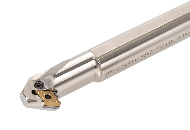 Picture of Tungaloy A32S-PDZNL15-D400 Boring Bar 55.0° Insert Neg,Z style, 93deg Approach , Steel Round 1.259 Shank