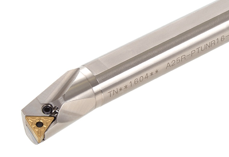 Picture of Tungaloy A25R-PTUNR16-D320 Boring Bar Triangle Insert Neg,U style, 95deg Approach , Steel Round 0.984 Shank