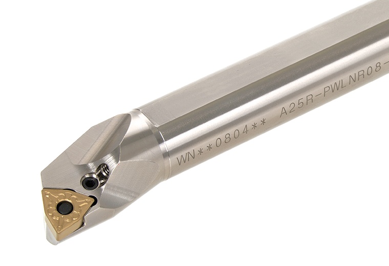 Picture of Tungaloy A25R-PWLNR06-D320 Boring Bar Trigon Insert Neg,L style, 95deg Approach , Steel Round 0.984 Shank