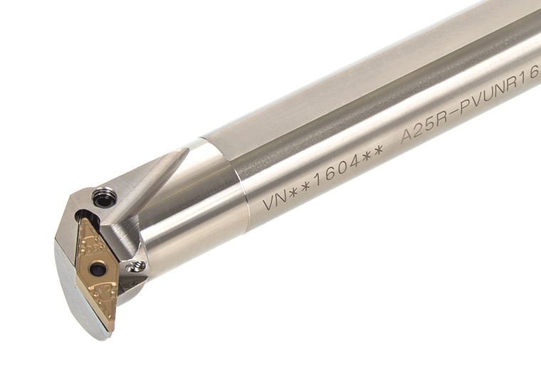 Picture of Tungaloy A40T-PVUNR16-D500 Boring Bar 35.0° Insert Neg,U style, 93deg Approach , Steel Round 1.574 Shank