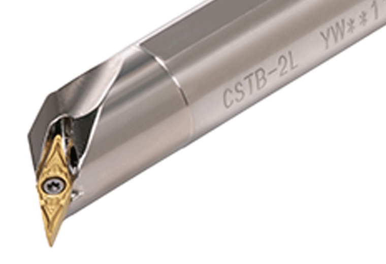 Picture of Tungaloy A12M-SYQBL11-D170 Boring Bar 25.0° Insert Posi,Q style,122.5deg Approach , Steel Round 0.472 Shank