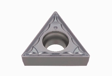 Picture of TCMT731 PS AH725 Tungaloy TCMT090204 PS AH725 Triangle Positive Carbide 0.0160 0.41mm Radius Finishing