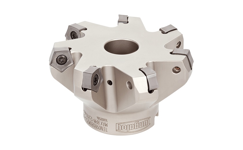 Picture of Tungaloy TEN09R125M38.1-16 Milling Cutter 70.0° 4.921 Cutter Diameter Shell1.5000 16 Flute