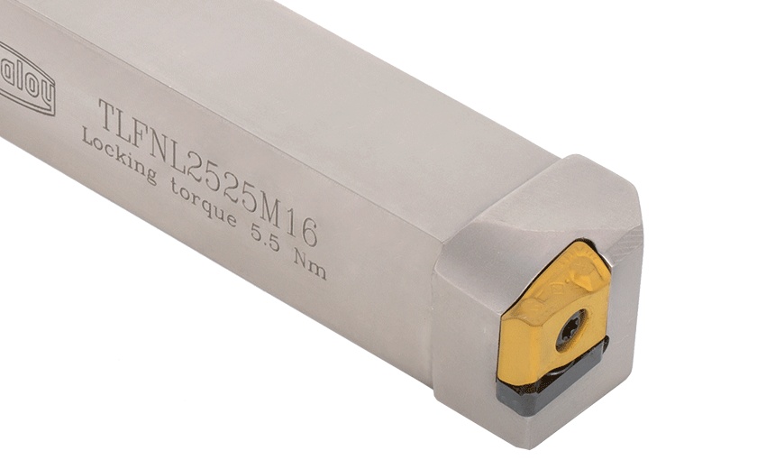 Picture of Tungaloy TLFineL3232P16 Stick Tool On Edge Insert Neg,F style, 91deg Approach , Steel Square 1.259 Shank