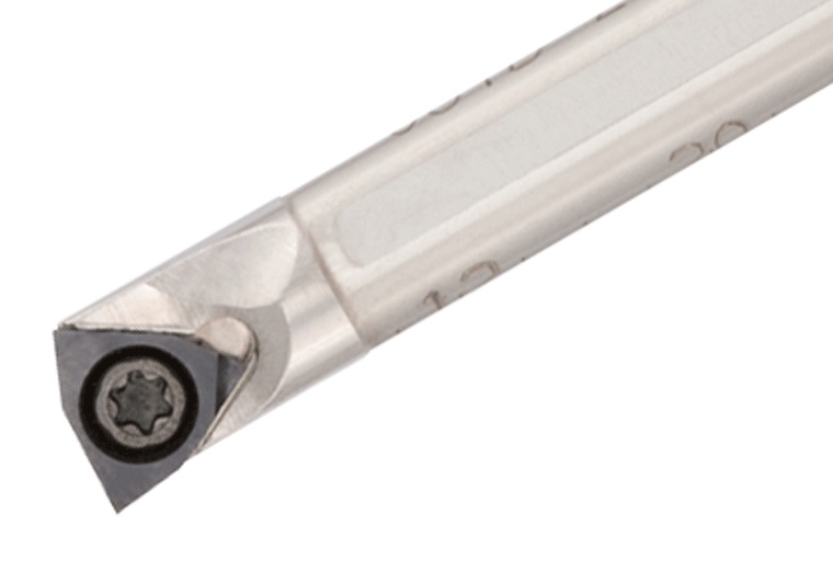 Picture of Tungaloy E07H-SWUBL03-D080 Boring Bar Trigon Insert Posi,U style, 93deg Approach , Steel Round 0.275 Shank