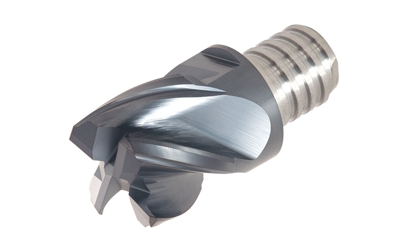 Picture of Tungaloy VEE031L20C012IU04S05 AH725 Dia 5/16 SH T06 LOC 0.20 OAL0.3900End Mill,Replacable Head Standard Flute Standard Helix Carbide TiAlN Single End 45.0° Chamfer TUNG MEISTER