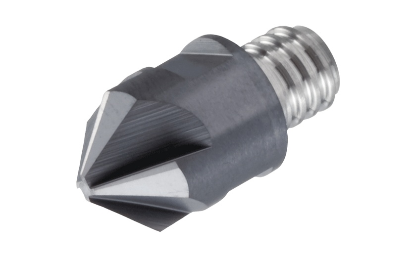 Picture of Tungaloy VCA0375L16A45-U04S06 AH725 Dia 0.073 SH T08 LOC 0.1500 OAL0.5120Countersink,Replacable Head Carbide TiAlN Single End Countersink TUNG MEISTER