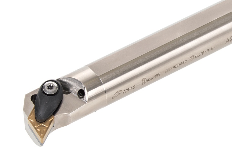 Picture of Tungaloy A24-ADUNL4-D32 Boring Bar 55.0° Insert Neg,U style, 93deg Approach , Steel Round 1.500 Shank