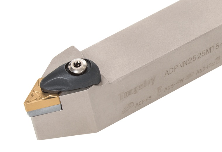 Picture of Tungaloy ADPNN164-A Stick Tool 55.0° Insert Neg,P style, 62.5deg Approach , Steel Square 1.000 Shank