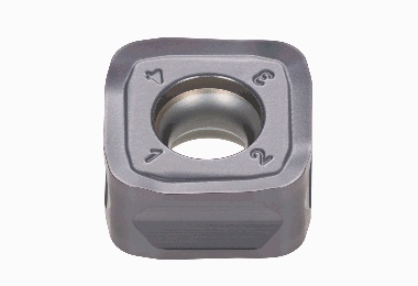 Picture of Tungaloy SQMU1206ZSR-MJ AH725 Milling Insert Square AlTiN Carbide 0.078 Corner Radius