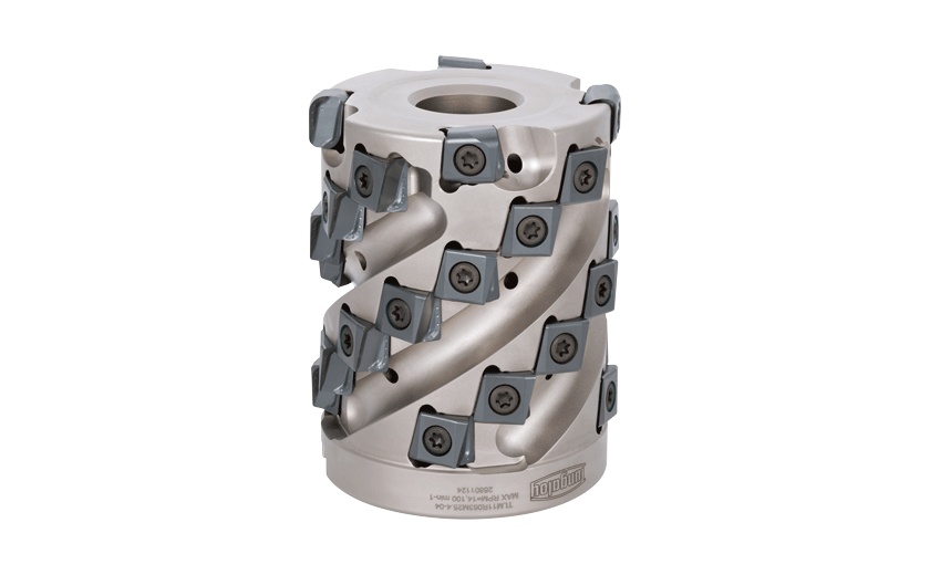 Picture of Tungaloy TLM11R200U0075A03 Milling Cutter 90.0°, Corn Cob 2.000 Cutter Diameter Weldon 0.7500 2.750 OAL 21 Flute