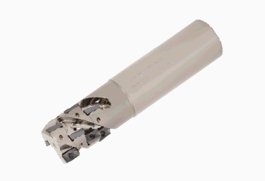 Picture of Tungaloy ELS11R100U0100W02 Milling Cutter 90.0°, Corn Cob 1.000 Cutter Diameter Weldon 1.0000 3.750 OAL 6 Flute