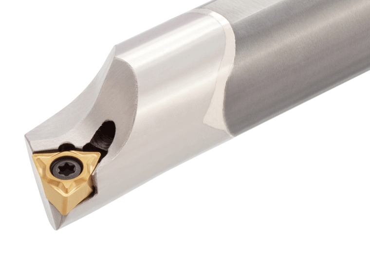 Picture of Tungaloy E20S-SWLXL04-D220 Boring Bar Trigon Insert Posi,L style, 95deg Approach , Steel Round 0.787 Shank