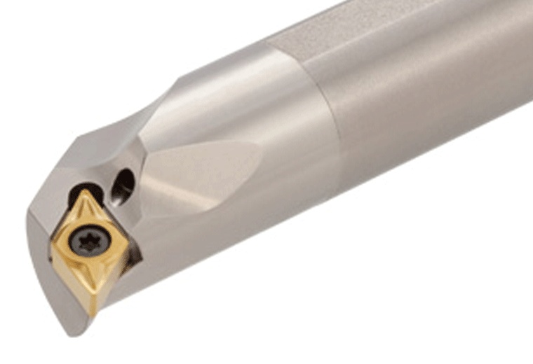 Picture of Tungaloy A06-SDXXR2-D10 Boring Bar 55.0° Insert Posi,X style, 100deg Approach , Steel Round 0.375 Shank