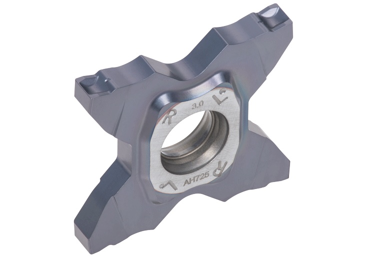 Picture of TCM27-150-010 AH725 Tungaloy 6996668 Cut Off,Grooving Insert 0.0590 1.50mm Wide 0.0039 0.10mm Radius