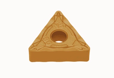 Picture of TNMG332 NS NS9530 Tungaloy TNMG160408 NS NS9530 Triangle Negative Cermet 0.0310 0.79mm Radius Roughing, Semi Finishing