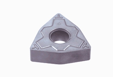 Picture of WNMG432 TF NS9530 Tungaloy WNMG080408 TF NS9530 Trigon Negative Cermet 0.0310 0.79mm Radius Roughing, Semi Finishing